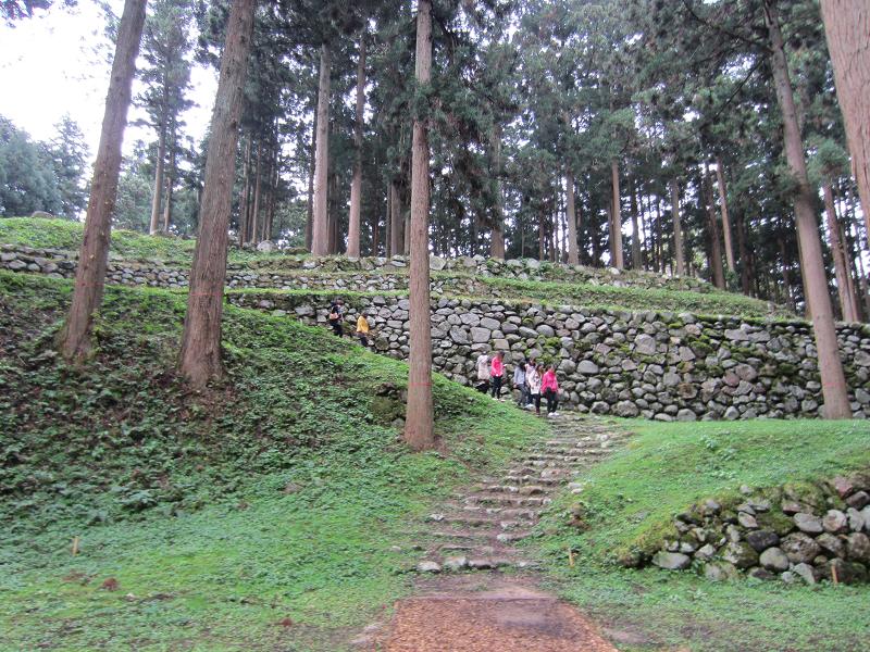 Spectacular view from the ruins of Nanao castle